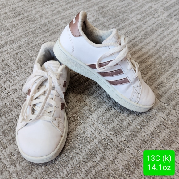 adidas Shoes Adidas Grand Court White Copper Sneakers Shoes Size 3